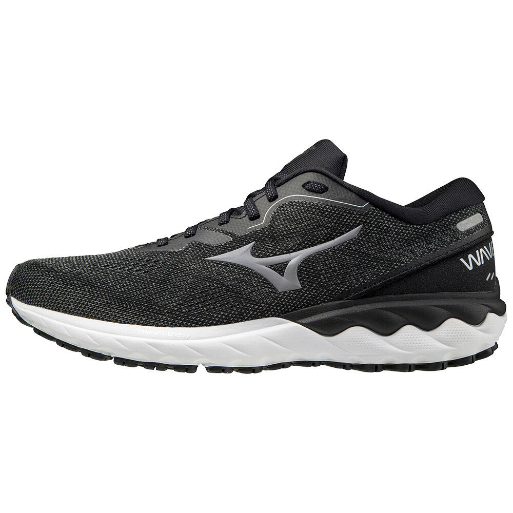 Sapatilhas Running Mizuno Wave Skyrise 2 - Homem - Pretas/Cinzentas/Branco - RLJDT9268